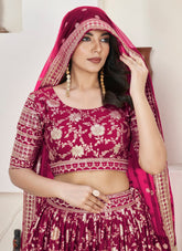 Lehenga Choli in Pink Colour Looking Snazzy